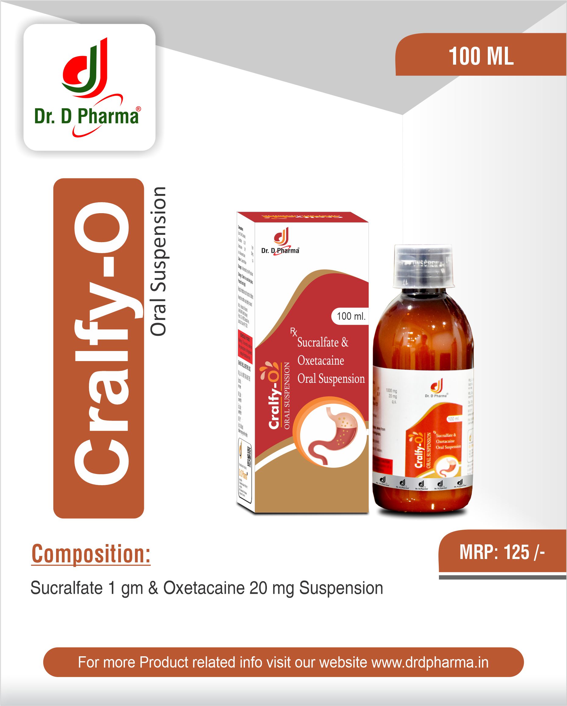 CRALFY-O SUSPENSION 100ML